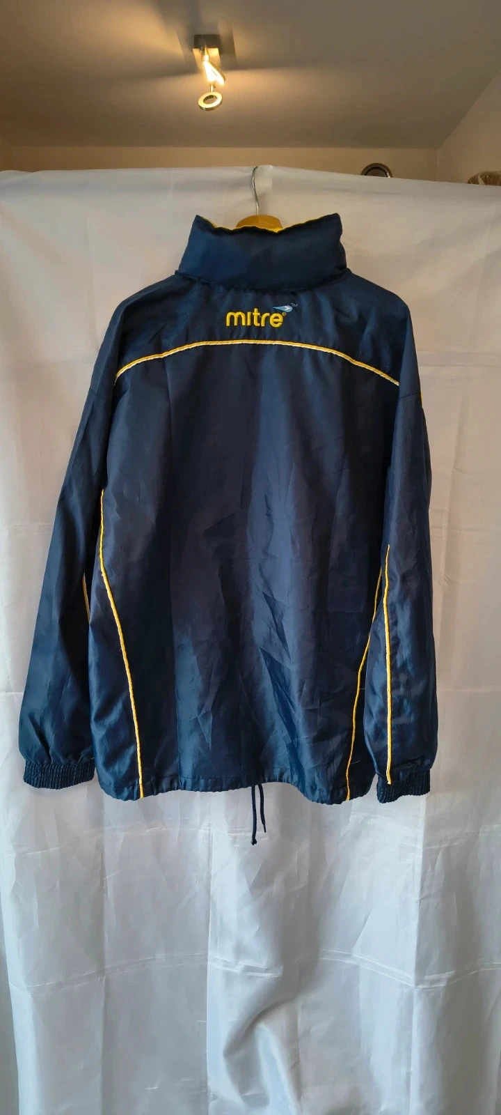 Mitre Casaco de chuva esportivo/Jaqueta XL - Azul Marinho/Amarelo - Leve e confortável |#297 – photo 5